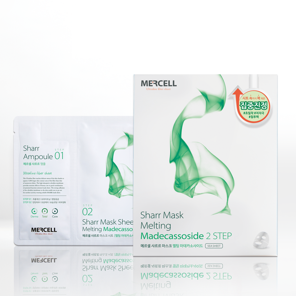 SHARRMASK Melting Madecassoside Facial Mask (Green)