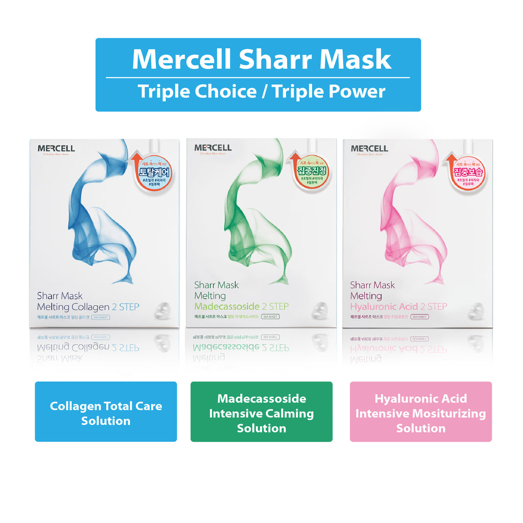 SHARRMASK Melting Madecassoside Facial Mask (Green)